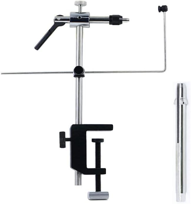 Fly Tying Vise 360 Rotary Adjustable Fly Fishing Vise Practical Fly Tying Tool with Steel Reinforced Hook Jaw Durable Handy Fly Fishing Tackle