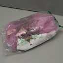 IDOPIP Birthday Outfit Girls Baby Strawberry Heart One Romper + Ruffle Tulle Skirt + Sequins Crown Headband 3PCS Clothes Set (3-6 Months, Dusty Pink 1/2 Birthday)