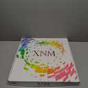 XNM Teal Glass Large Wall Clocks Battery Operated 20 Inch Aurora Wall Clocks for Living Room Decor Glacier Round Clock Silent