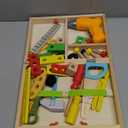 KIDWILL Kids Tool Set with Electric Drill & DIY Stickers, Toddler Tool Set for Kids Ages 3-5 Year Old Boys Girls, Pretend Play STEM Montessori Educational Construction Toys