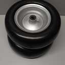 11x4.00-5 Lawn Mower Tires, 11x4.00-5 Lawn Mower Tire Flat Free, 11x4-5 Solid Tire With 3/ 4" and 5/ 8" Precision Bearing, 3.4"-5" Center Hub, 350Lbs, Fits Zero-Turn Mowers, Garden Tractors，2 Pack