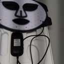 INIA Red Light Therapy Mask for Face  4 Light Modes with 850nm NIR, Red & Blue LED Light Therapy, 2600mAh Rechargeable LED Face Mask for Radiant Glow at Home, Black