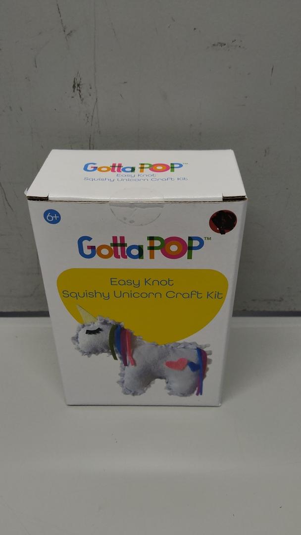 Gotta Pop Easy Knot Squishy Unicorn Craft Kit
