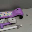 TONBUX Kids Scooter for Ages 3-8, Toddler Scooter with Light-Up Wheels, Adjustable 4-Level Height 3-Wheel Scooters for Kids, Lean-to-Steer Design (No Deck Light, Purple)