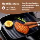 Wooden Tongs Set Of 3 (7", 9", 12"), Stainless Steel BBQ Tongs For Cooking, Frying, Grilling And Salad, Heat Resistant, Non-Slip, Heavy Duty
