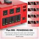 6000W Heavy Duty Voltage Converter Transformer Step Up 110V to 220V & Step Down 220V to 110V, Auto Input Recognition, 3 US & 3 Universal Outlets, LCD Display, Circuit Breaker for Travel & Home