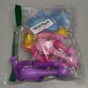 Giraffe Sensory Travel Toys 4Pcs for Roadtrip Car Ride Airplane Toddler Girl Year Old Ages 2 3 4 5 6 7 8, Suction Autism Pop Tube Fidget Toy Autistic Valentines Day Stocking Easter Basket Stuffer Gift