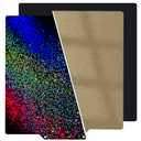 Upgraded 310x310mm Build Plate, Smooth PEY + Textured PEI Spring Steel Hot Heated Bed Platform Sheet for Qidi Plus 4 / CR-10 / CR-10 V3 / CR-X/CR-X Pro/Artillery SW-X1 X2 / Anet A8 Plus