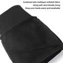 Winter Gloves for Men & Women - Touch Screen, Warm & Waterproof, Running, Cycling & Driving Gloves (Small, Black)