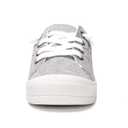 BENEKER Women's Platform Canvas Sneakers Low Top Fashion Sneakers Classic Slip-On Comfort Walking Shoes Grey 11