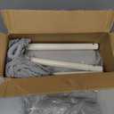 Y- STOP Hammock Chair Hanging Rope Swing, Max 500 Lbs, 2 Cushions Included, Large Macrame Hanging Chair with Pocket for Superior Comfort, with Hardware Kit (Light Grey)