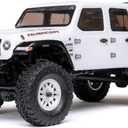 Axial RC Truck SCX24 Jeep Gladiator 4 Wheel Drive Rock Crawler Brushed RTR Nothing Needed to Complete Ready-to-Run White AXI00005V2T4, Remote Control Car, RC Car, RC Crawler