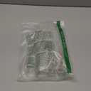 Riverruns Rubber Net Replacement Fishing Net Bag Fly Fishing Foldable Fish Landing Net for Freshwater Saltwater Without Handle 6 Sizes (Circumference: 39" Diameter: 14" Net Depth: 10", Transparent)