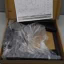 Firewood Rack, Indoor/Outdoor Firewood Holder with Firewood Carrier Bag, Thickened Metal Fireplace Log Holder with Adjustable Feet, Black (Small Size)