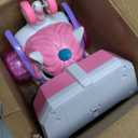 Kikikid Unicorn Remote Control Car for Girls, 360° Rotating 4WD Stunt RC Cars with Cute Lights, Rechargeable Car Toys Birthday Gifts for Kids Girl Age 3 46 68