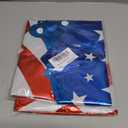 2 x 4th of July Balloons with Red White and Blue Star Balloons, Blue Mylar Letter Balloons for 4th of July Decorations, Party in The USA, Patriotic Decorations