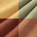 ZWJD Throw Pillow Covers 18x18 Set of 4 Chenille Pillow Covers with Elegant Design Soft and Luxurious Decorative Throw Pillows for Couch, Bed, and Home Decor (C02)