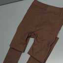 CHRLEISURE Women's Fleece Lined Tights - Fake Sheer Warm Pantyhose Thick Winter Leggings (Medium-Large, Pantyhose Translucent Light Brown, 300g)