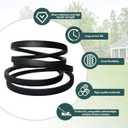 1/2" x 148" Mower Tractor Deck Replacement Belt Compatible with Toro 114-0454, Z300, Z340 and GrandStands with 52" Deck