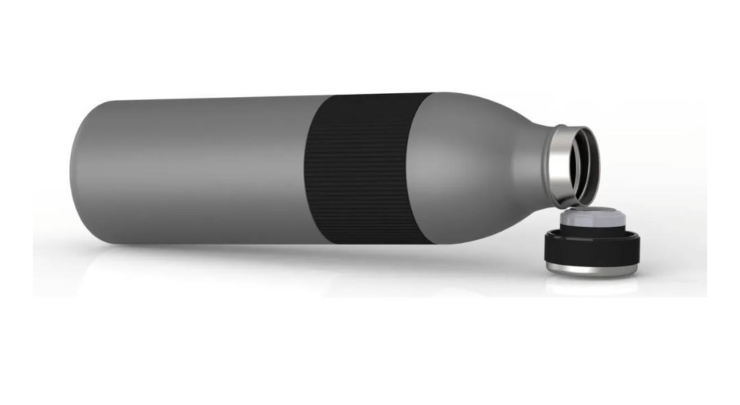 Magnet bottle Stainless Steel, Magnetic lid attaches for hands-free drinking convenience.Leakproof Lid & Durable for Office/Gym, BPA-Free for Teens/Adults