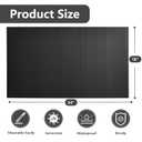 24 x 18 inch Corrugated Plastic Sheets – 10 Pack, Foam Poster Board, Durable & Waterproof Corrugated Plastic for Yard Signs,Outdoor,Open House, Birthday, DIY Projects, 4 MM, (Black)
