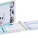 Avery Heavy-Duty View 3 Ring Binder, 2" Slant Rings, Holds 11" x 17" Paper, 1 White Binder (72126)