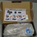 High Pressure 10-Setting Handheld Shower Head, 5" Detachable Shower Spray, 79" Extra Long Stainless Steel Hose, Adjustable Bracket - Brushed Nickel