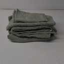 Premium Staple Cotton Bathroom Towel Set - Sage Green 600 GSM 6-Piece Luxury Bath Towel Set 1 Stripe - 2 Bath Towels, 2 Hand Towels & 2 Washclothes Set - High Absorbent & Quick Dry for Gym, Spa, Hotel