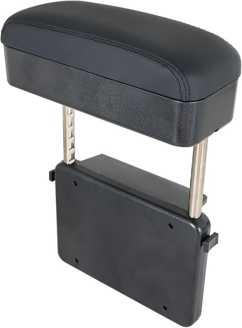labwork Armrest for Universal Auto Car Center Console Storage Case Arm Rest Elbow and Forearm Wrist Rest Support Adjustable Height Comfort Pads with Black Line