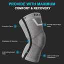 NEENCA Knee Sleeve Knee Braces for Knee Pain, Joint Pain Relief, Swelling, Inflammation Relief, and Circulation, Knee Support for Women and Men, Large