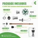 C-144KT-807 Wall Hydrant Complete Service Kit, for C-144 C-244 Series Wall Hydrants, Replace for C-144KT-807 Anti-Siphon Freezeless Faucet Repair Kit
