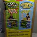 Melissa & Doug Wooden Grocery Store and Lemonade Stand - Reversible Awning, 9 Bins, Chalkboards