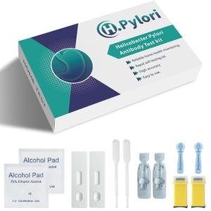 Helicobacter Pylori Test Kit - 2 Pack, H Pylori Test Kits at Home, h. Pylori Self-Test Detection Kits, Quick Home Testing Within 15 Minutes, Easy to Use and Read - Highly Accurate Results. missing pieces