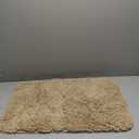 OLANLY Bathroom Rugs 30x20, Extra Soft Absorbent Chenille Bath Rugs, Rubber Backing Quick Dry, Machine Washable Bath Mats for Bathroom Floor, Tub and Shower, Home Decor Accessories, Beige