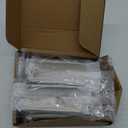 goldenwarm 10 Pack 3 Inch Matte Gold Finger Pulls Cabinet Edge Pulls Brushed Brass Drawer Handles Edge Hardware for Kitchen Cupboard (Hole Center:76mm(3in))