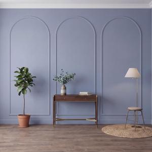 Colingmill 3 Set 32 x 78 Inch Arch Wall Molding Kit Peel Stick Arch Premade Accent Wainscoting Panel Wall Panel Decor Pre Cut Trim Kit for Home Walls Molding DIY Living Room Decor (Stylish Style)