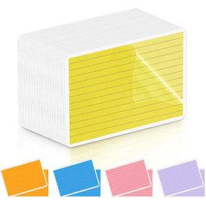200 Pcs Index Card Laminating Pouches 5mil Thermal File Card Laminating Pouches Laminator Sheets for Work Permits Pass Cards Student ID Cards, Clear (3.5 x 5.5 Inch)