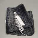 Heating Pad for Back Pain, Electric Heat Pad with 9 Heat Levels & 4 Auto-Off Timers, Portable Heating Pad for Period Cramps, Shoulder, Neck, Machine Washable, Gifts for Women and Men, Grey, 24'x12''