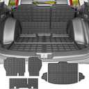powoq Fuel Cargo Mat Compatible with 2023 2024 2025 2026 Honda CRV Trunk Mat TPE Trunk Liner Backrest Cargo Liner Replacement for 2023 2024 2025 2026 Honda CRV Accessories (Fit Fuel Lower Deck)