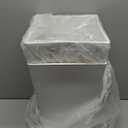 Rubbermaid Commercial Products Untouchable 35 Gal Square Container Gray for Offices/Mailrooms/Classrooms/Areas of High Waste Generation