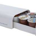 Mind Reader Single Serve Coffee Pod Organizer, 12-14 Coffee Pod Capacity, 5"L x 12.75"W x 2.25"H, Black