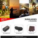 FAGUMA Night Vision Driving Glasses Fit Over Glasses Wrap Around Glasses for Men Women HD Anti Glare Yellow Lens