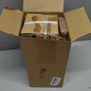 Kolldenn 50 Pcs Small Brown Gift Bags with Handles 4"4"4" Mini Kraft Paper Square Gift Bags Bulk with 50 Blank DIY Tags for Wedding Birthday Graduation Shopping Business Party