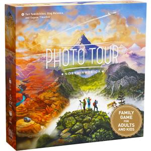 Photo Tour: North America  Family Board Game for Kids and Adults | Travel Strategy Game | Ages 8+ | Easy to Learn | 15 Players | Fun for Game Night & Educational Play