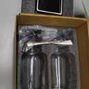 Molimoli Coffee Syrup Dispenser - Glass Bottle with Pump, Maple/Coffee Syrup, Labels and Tray
