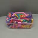 Weaving Loom Kit Toys Crafts - Arts and Crafts for Kids and Adults - Great Birthday Gifts for Girls Ages 6 7 8-12 13 Years Old - Sturdy Frame Potholder Loom Making Kits Portable Box and Craft Loops