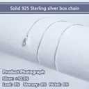 NAG.HC 925 Sterling Silver Chain 0.8MM Delicate Box Chain - Italian Necklace Chain - Tiny&Thin&Strong -Friendly Price & Quality 14"-30"