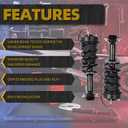 Dasbecan 2Pcs Front Struts Shock Absorber Assembly W/Magnetic Spring Compatible with 2015-2020 Cadillac Escalade Chevy Suburban Tahoe GMC Yukon XL Sierra 1500 Replace# 84977478 580-1032
