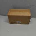 Glass Jewelry Box for Women, Girls Velvet Lined Jewelry Organizer Storage Case for Earrings, Rings, Bracelets, Perfect Birthday, Wedding & Christmas Gift (White Marble Pattern) (White Gold Small)