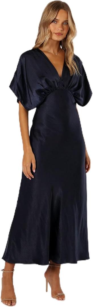 Petal & Pup Women's Ricki Maxi Dress (Midnight Indigo) XL